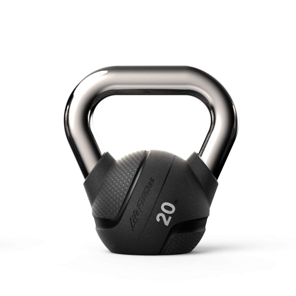 Life Fitness Kettlebell, rubber - 20LB