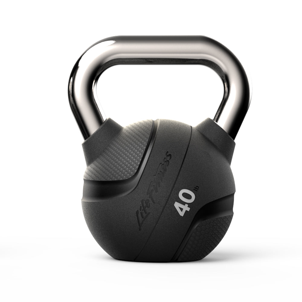 Life Fitness Kettlebell, rubber - 40LB