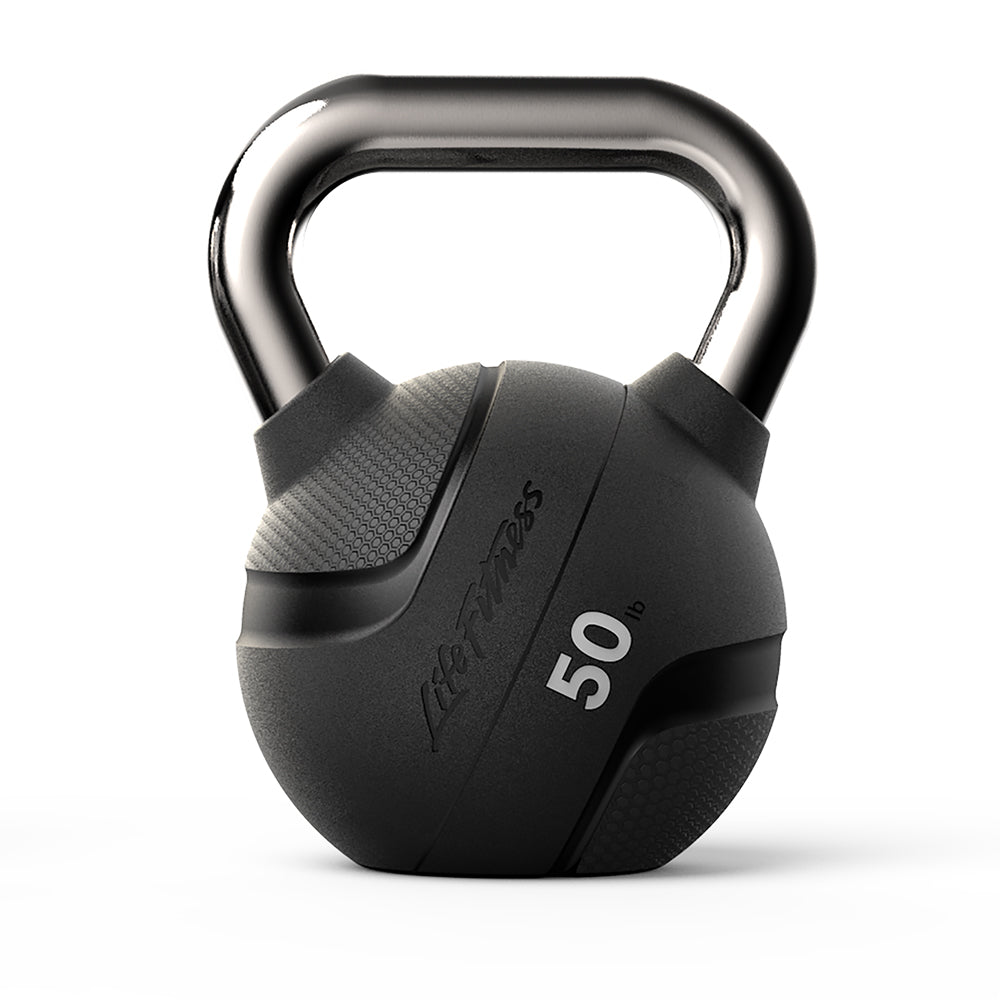 Life Fitness Kettlebell, rubber - 50LB