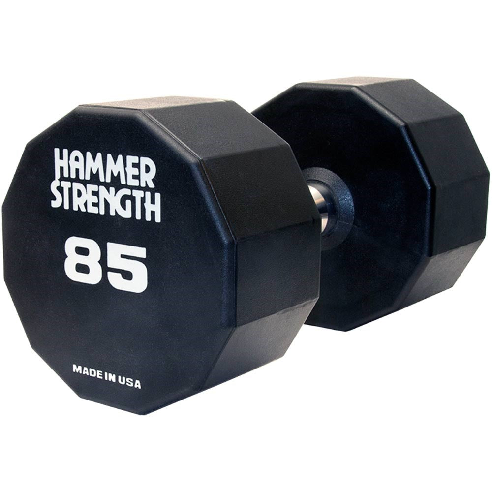 Hammer Strength 12-Sided Urethane Dumbbells - 85lbs