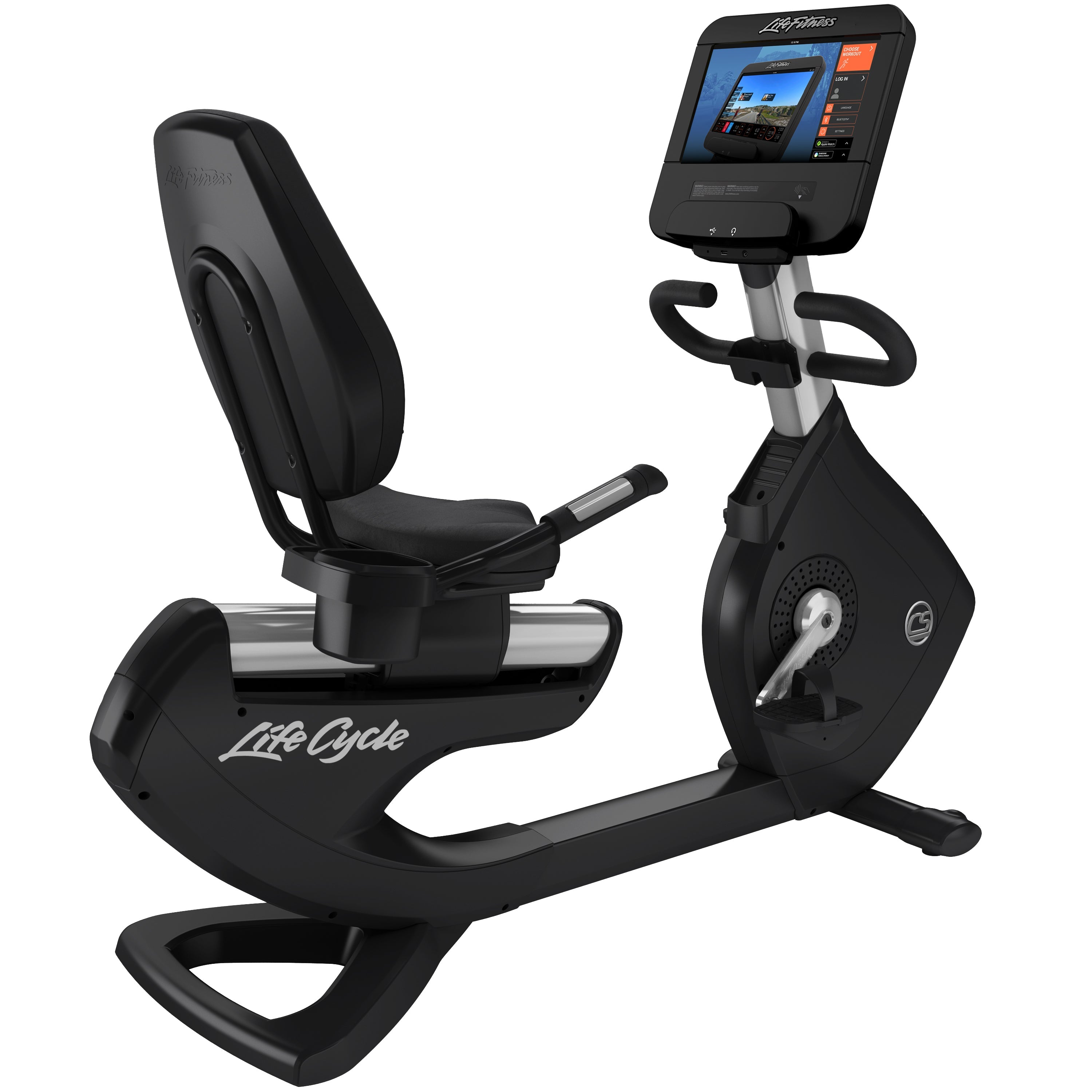 Life Fitness Platinum Club Series Recumbent Lifecycle with SE3 HD touchscreen console