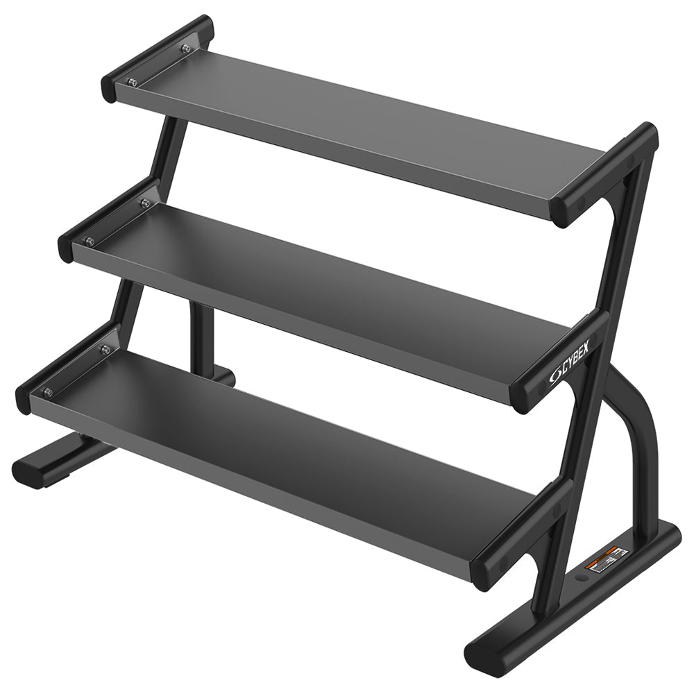 Cybex 3 Tier Hex Dumbbell Rack - Charcoal