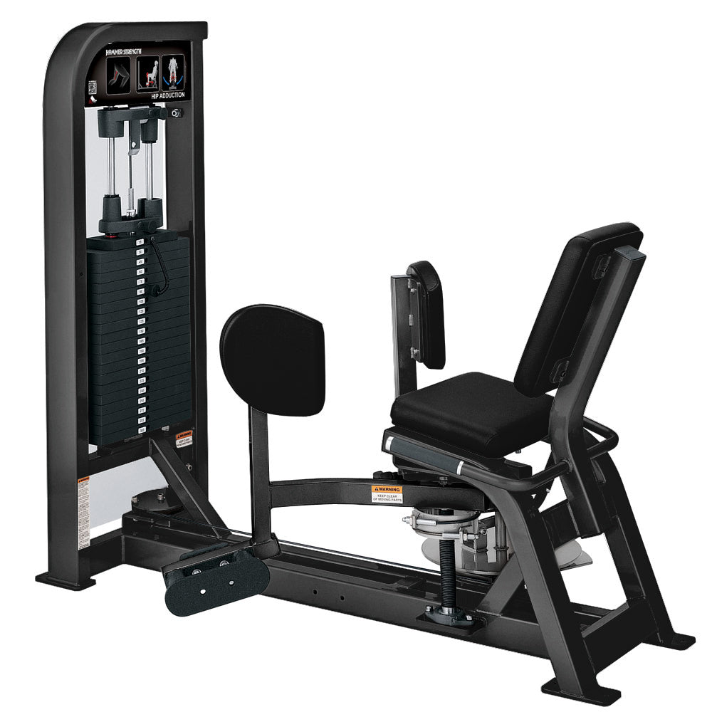 Hammer Strength Select Hip Adduction - Charcoal frame, black upholstery