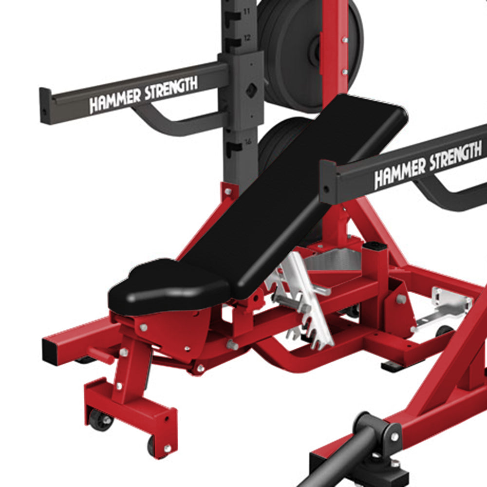 Hammer Strength HD Elite Multi-Adjustable Bench with Dock'N'Lock - Outlet