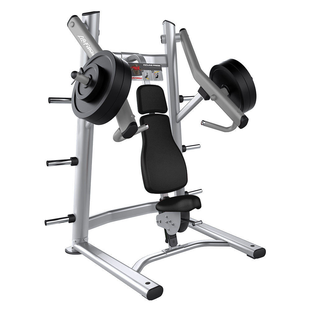 Signature Series Incline Press - Platinum frame, black upholstery