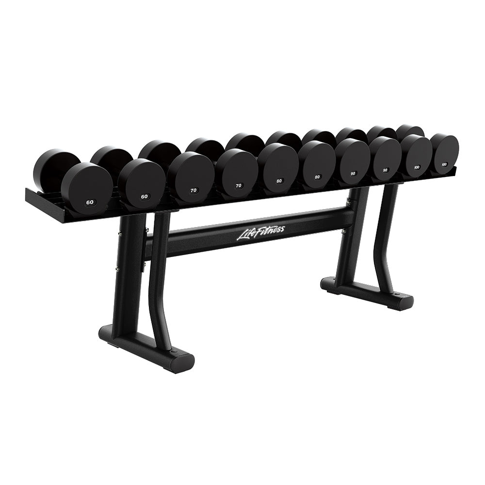 Signature Single Tier Dumbbell Rack - Midnight Metallic Frame