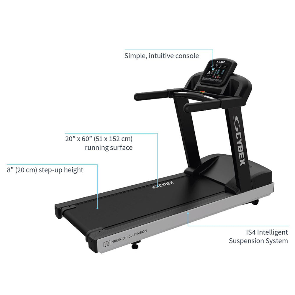 Cybex V Series Treadmill - Main callouts